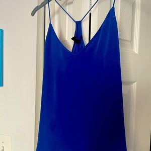 Electric Blue Silk Camisole by J. Crew